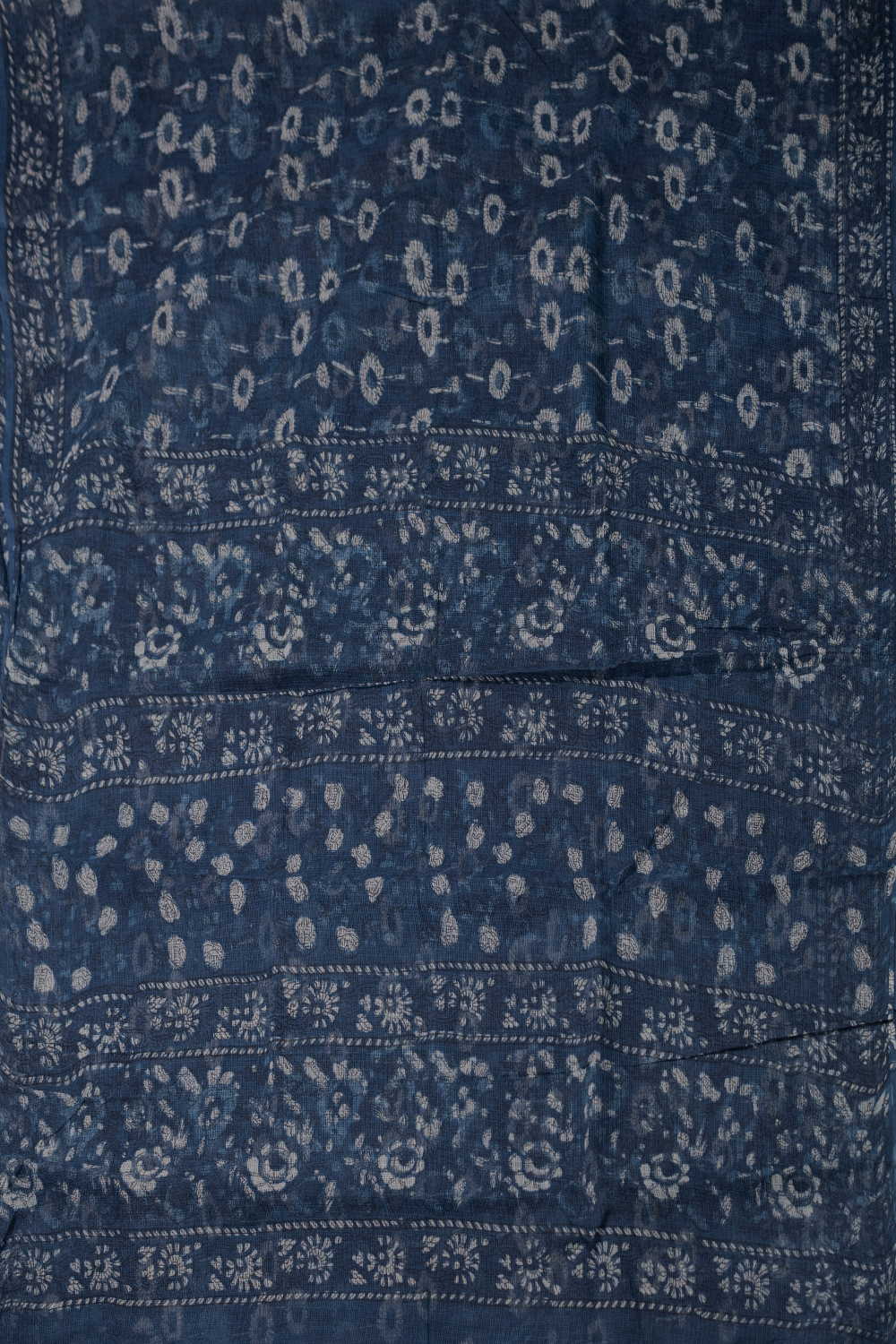 Block Printed Cotton Saree - Matkatus 