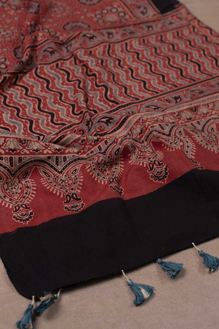 Block Printed Stole - Matkatus 