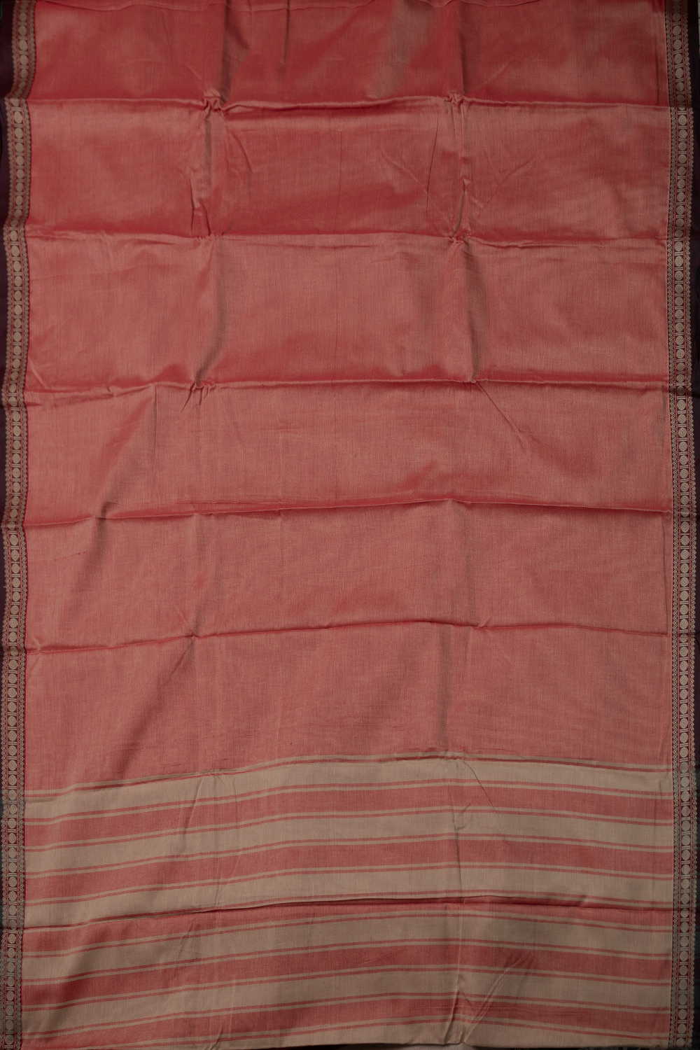 Orange Narayanpet Cotton saree