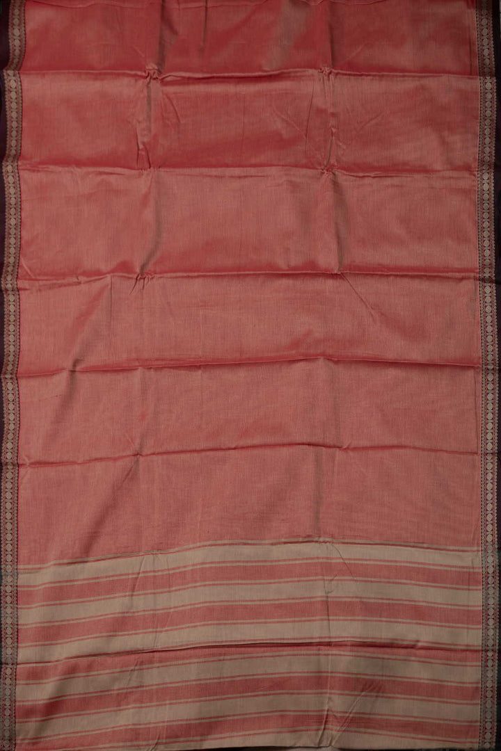 Orange Narayanpet Cotton saree