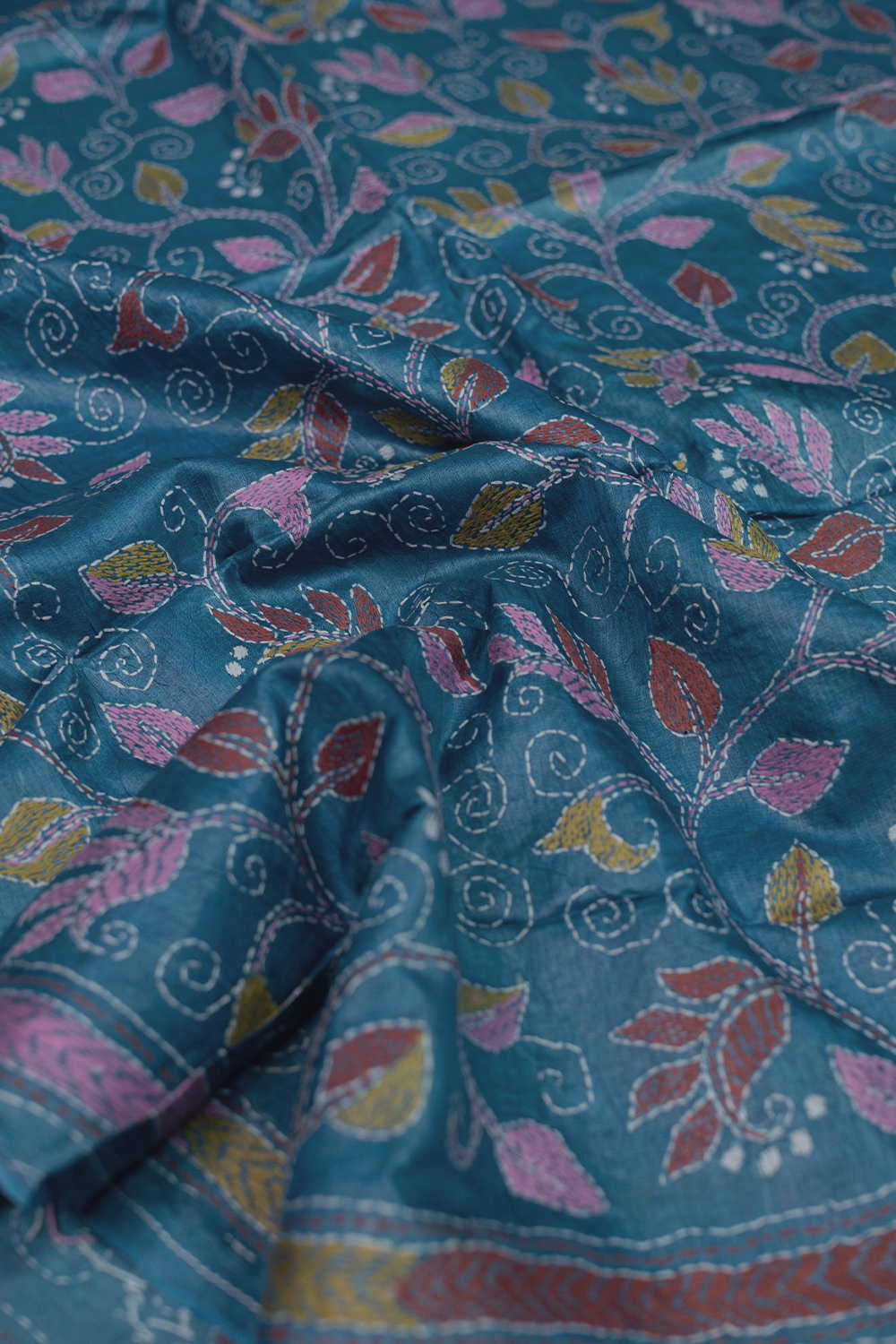 Tussar Silk Dupatta - Matkatus 