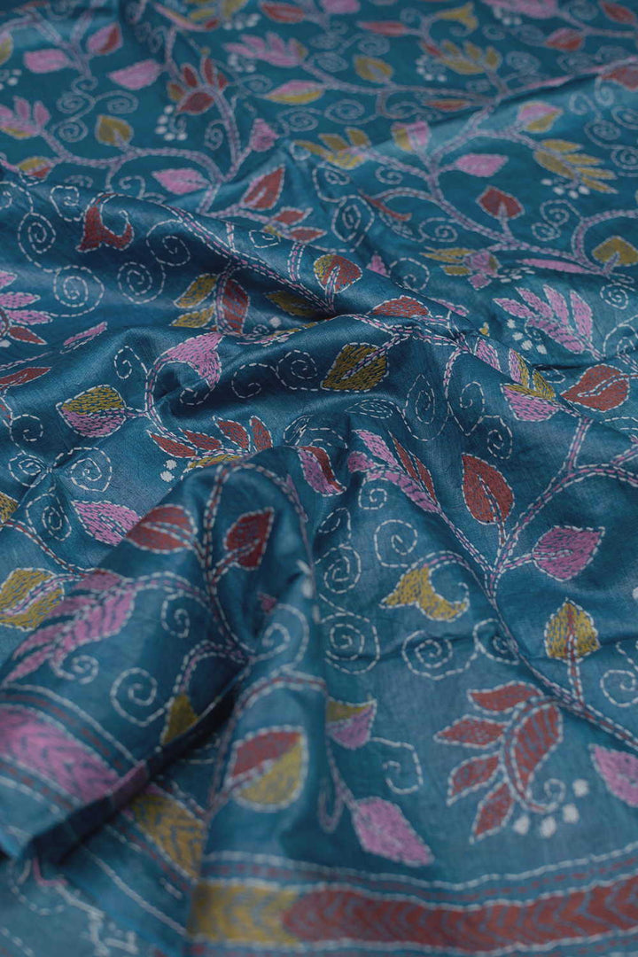 Tussar Silk Dupatta - Matkatus 