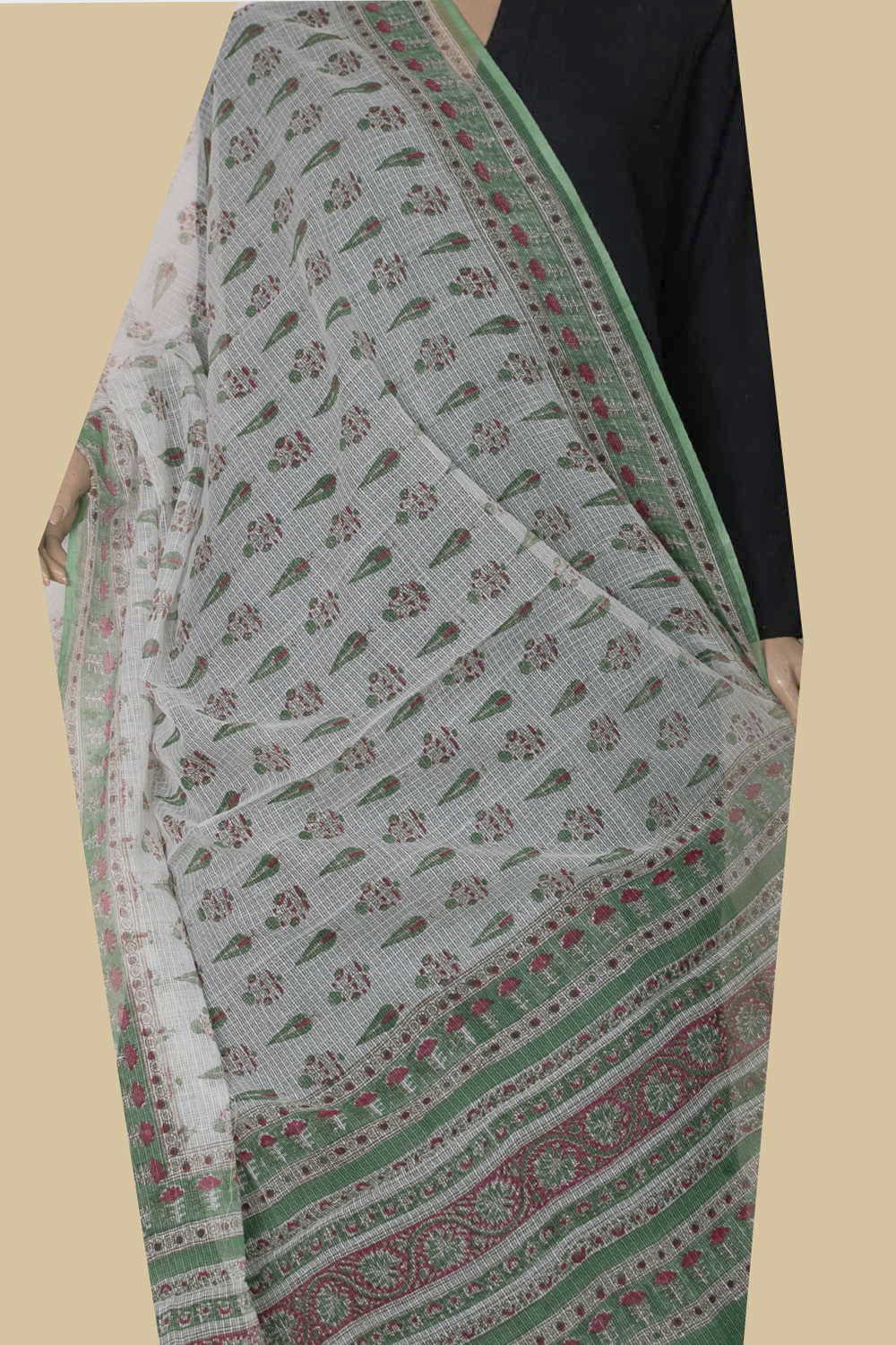 Block Printed Cotton Dupattas - Matkatus