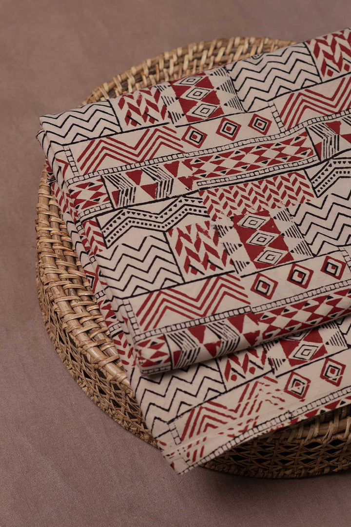 Block Printed Fabric-Matkatus 
