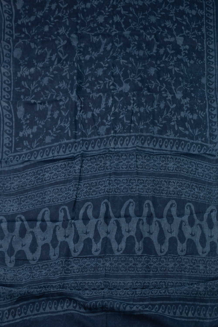 Block Printed Cotton Saree - Matkatus