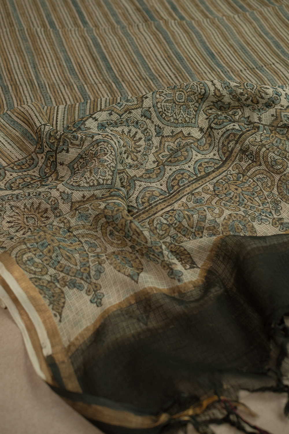 Block Printed Dupattas - Matkatus 