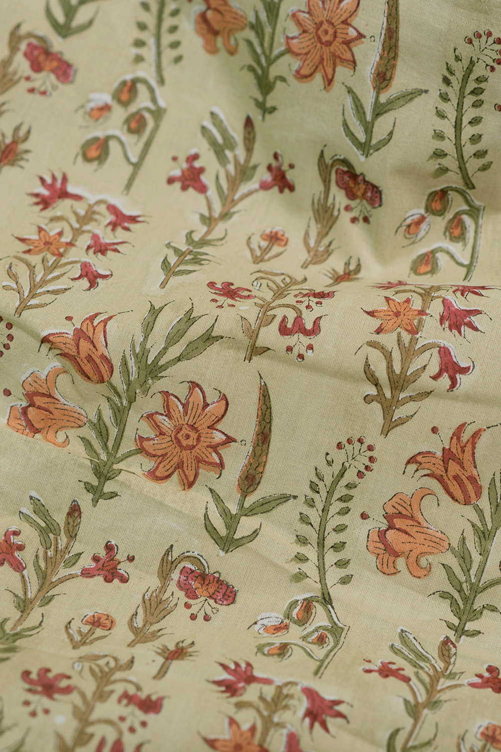 Block Printed Fabric-Matkatus 
