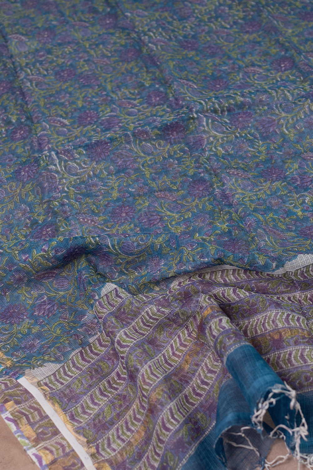 Block Printed Dupattas - Matkatus 