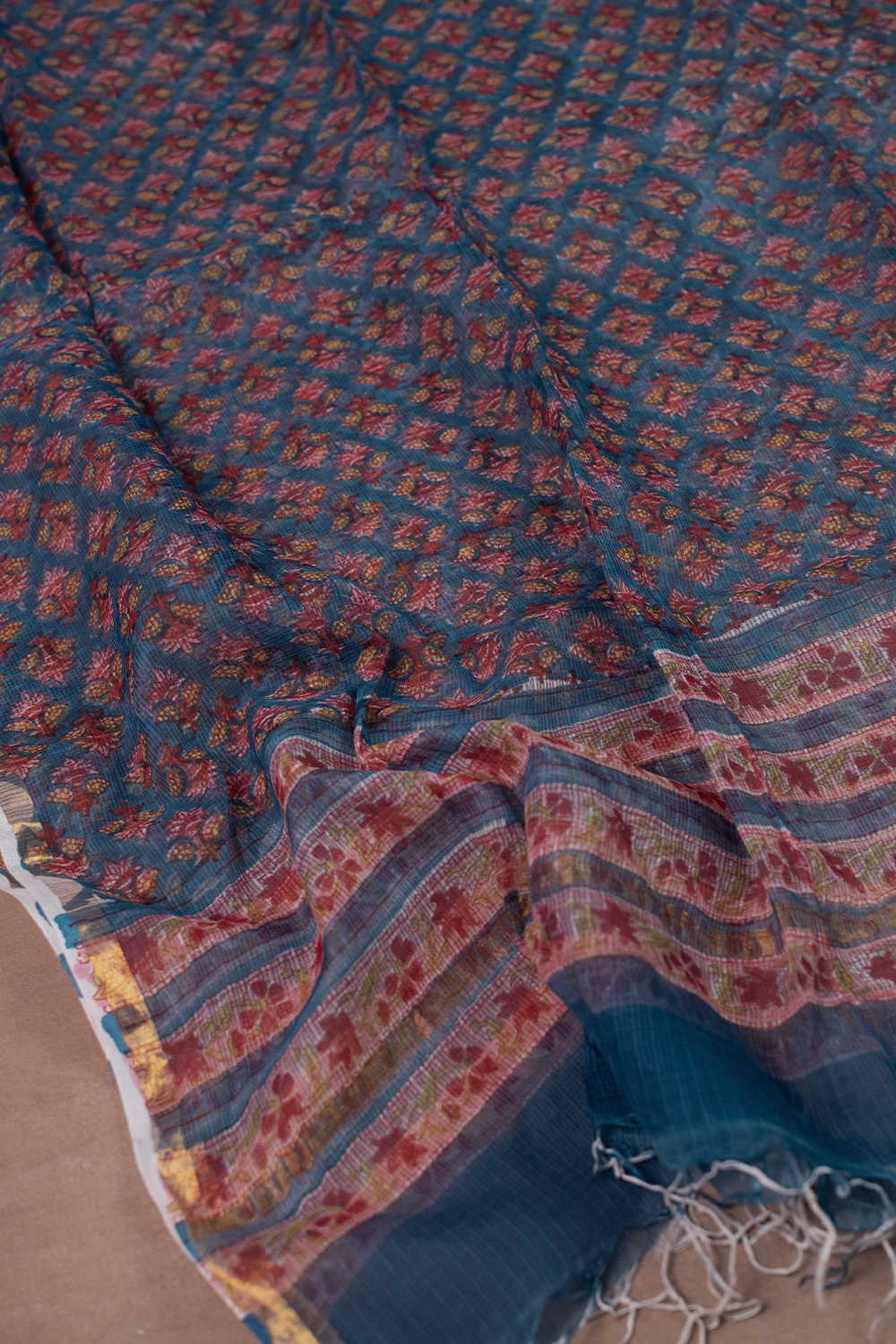 Block Printed Dupattas - Matkatus 