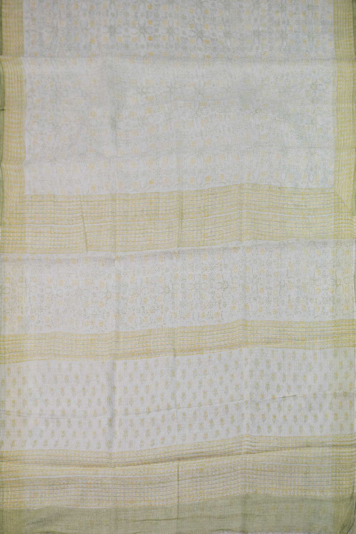 Block Printed Cotton Saree - Matkatus