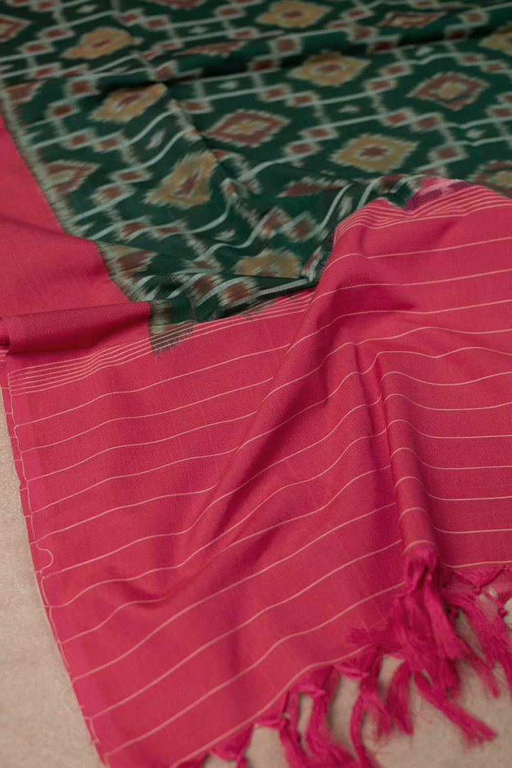 Ikat Cotton Dupatta - Matkatus