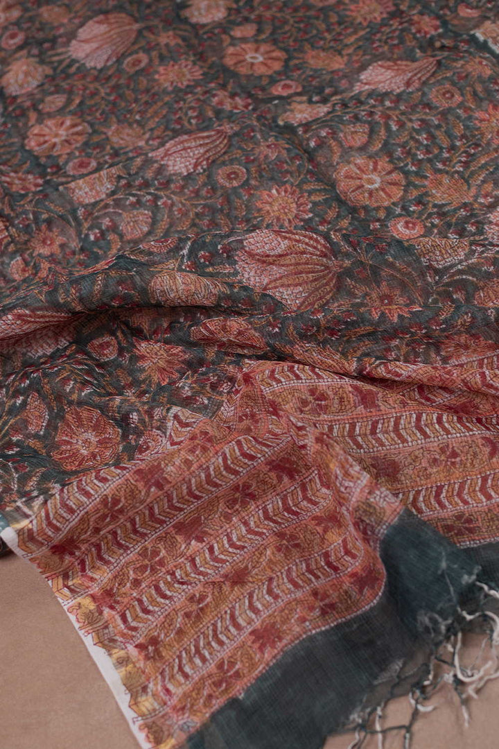 Block Printed Dupattas - Matkatus 