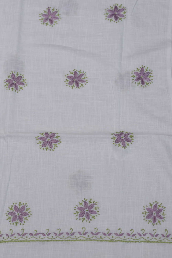 Chikankari Kurta Fabric - Matkatus 