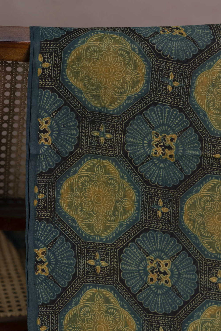 Patterned Design Ajrak Mul Cotton Fabric