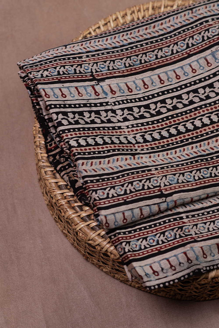 Ajrak Modal Silk Fabric - Matkatus 