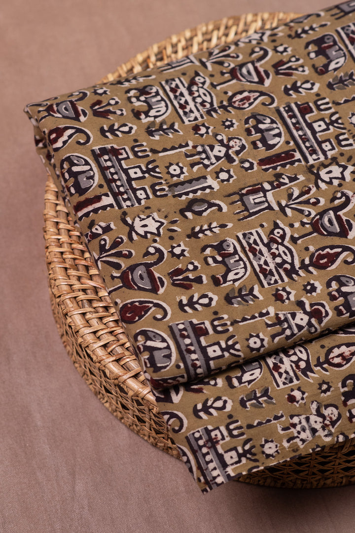 Printed Kalamkari Fabric - Matkatus 