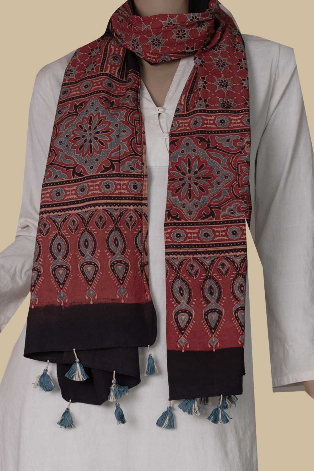 Ajrak Cottn Stoles - Matkatus 