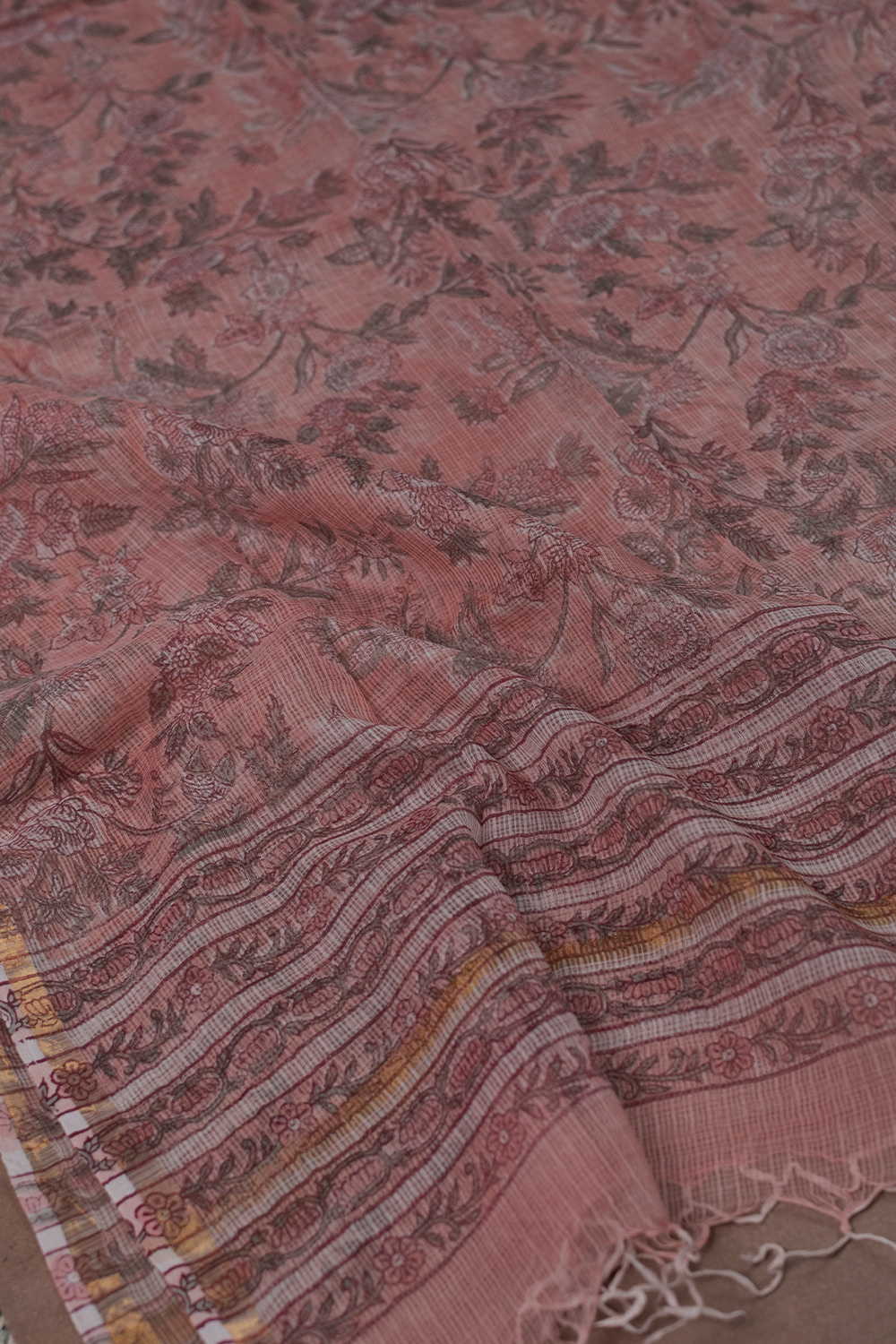 Block Printed Dupattas - Matkatus 