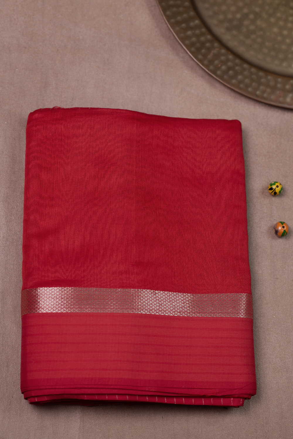 Maheshwari Silk Cotton Saree - Matkatus 
