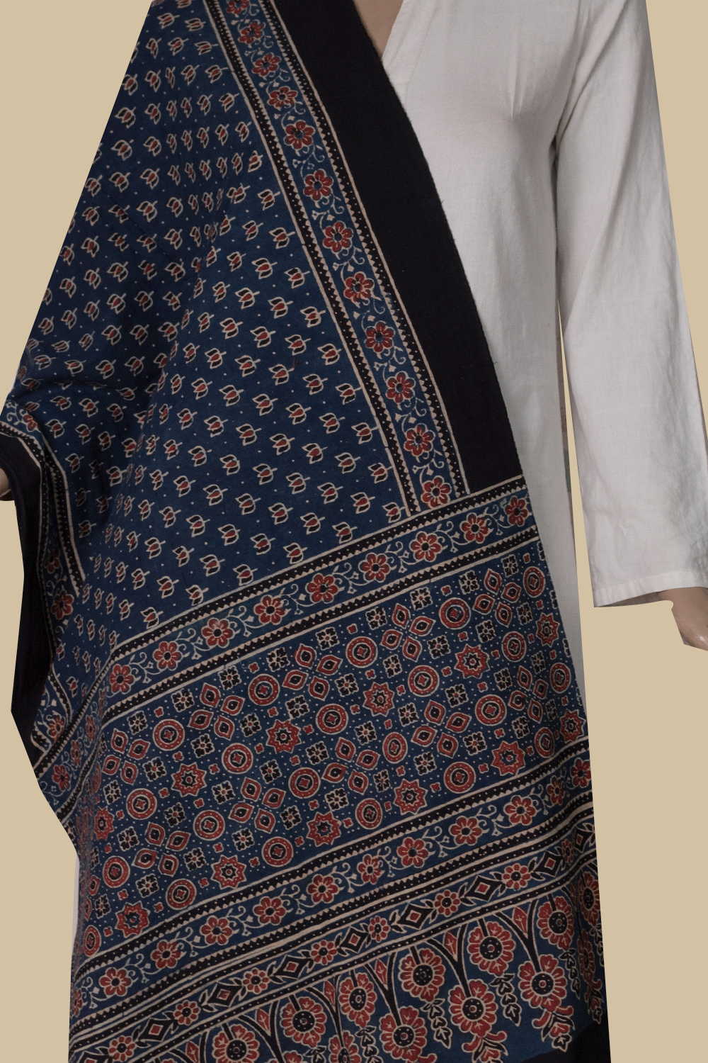 Block Printed Stole - Matkatus 