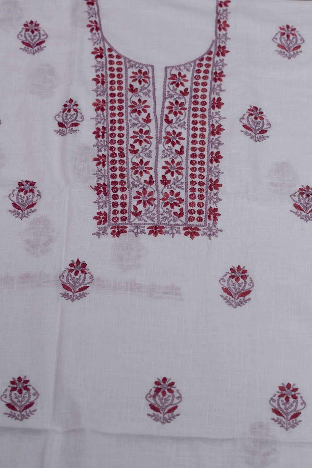 Chikankari Kurta Fabric - Matkatus 