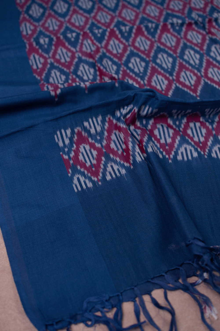 Ikat Cotton Dupatta - Matkatus