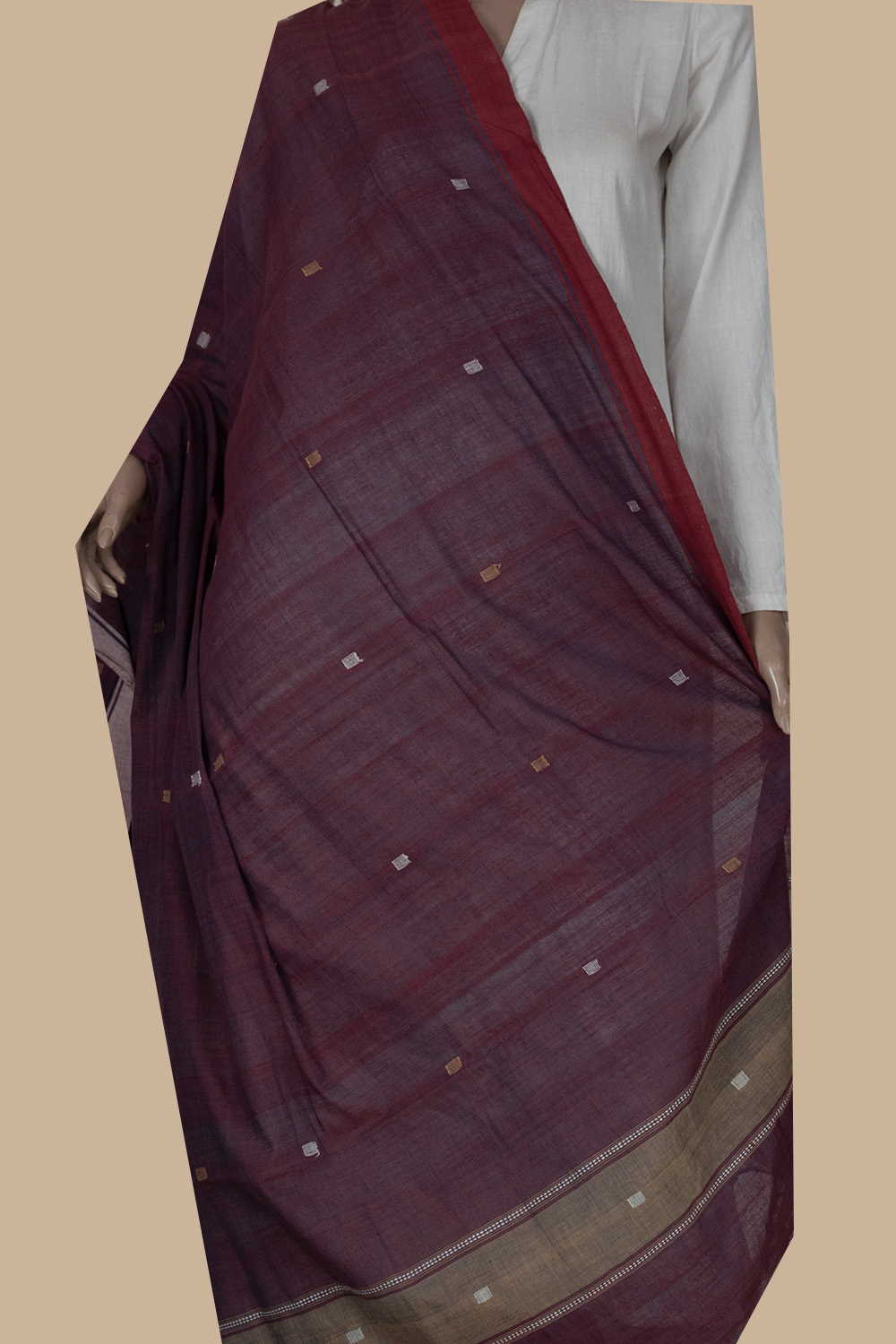 Handspun Dupatta-Matkatus 