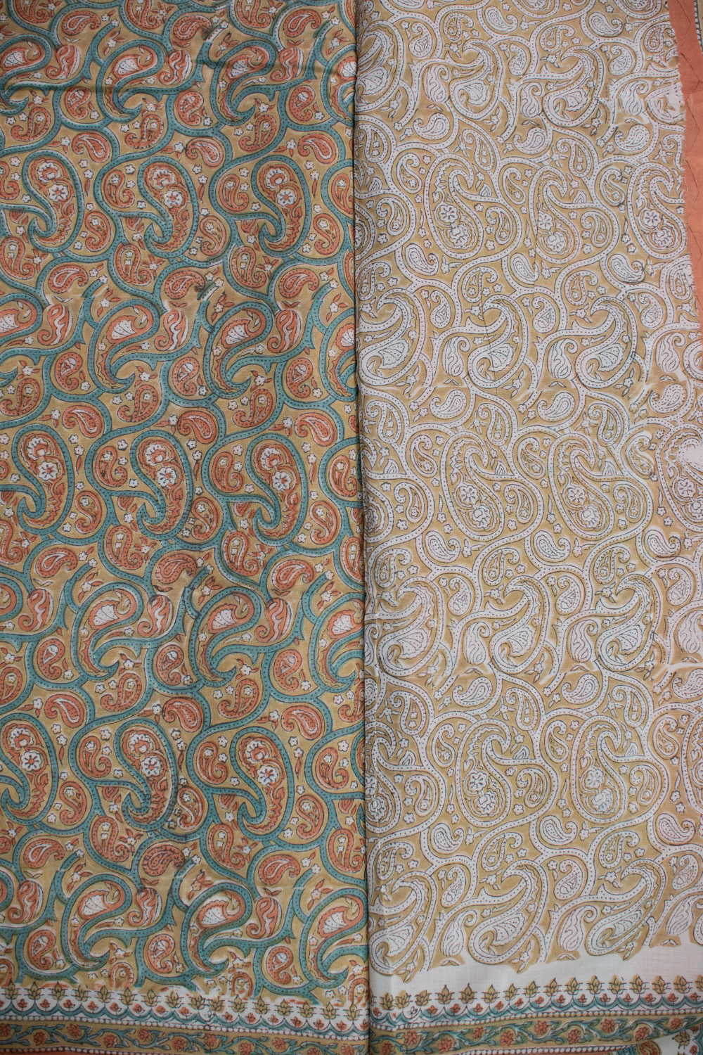 Block Printed Cotton Saree - Matkatus