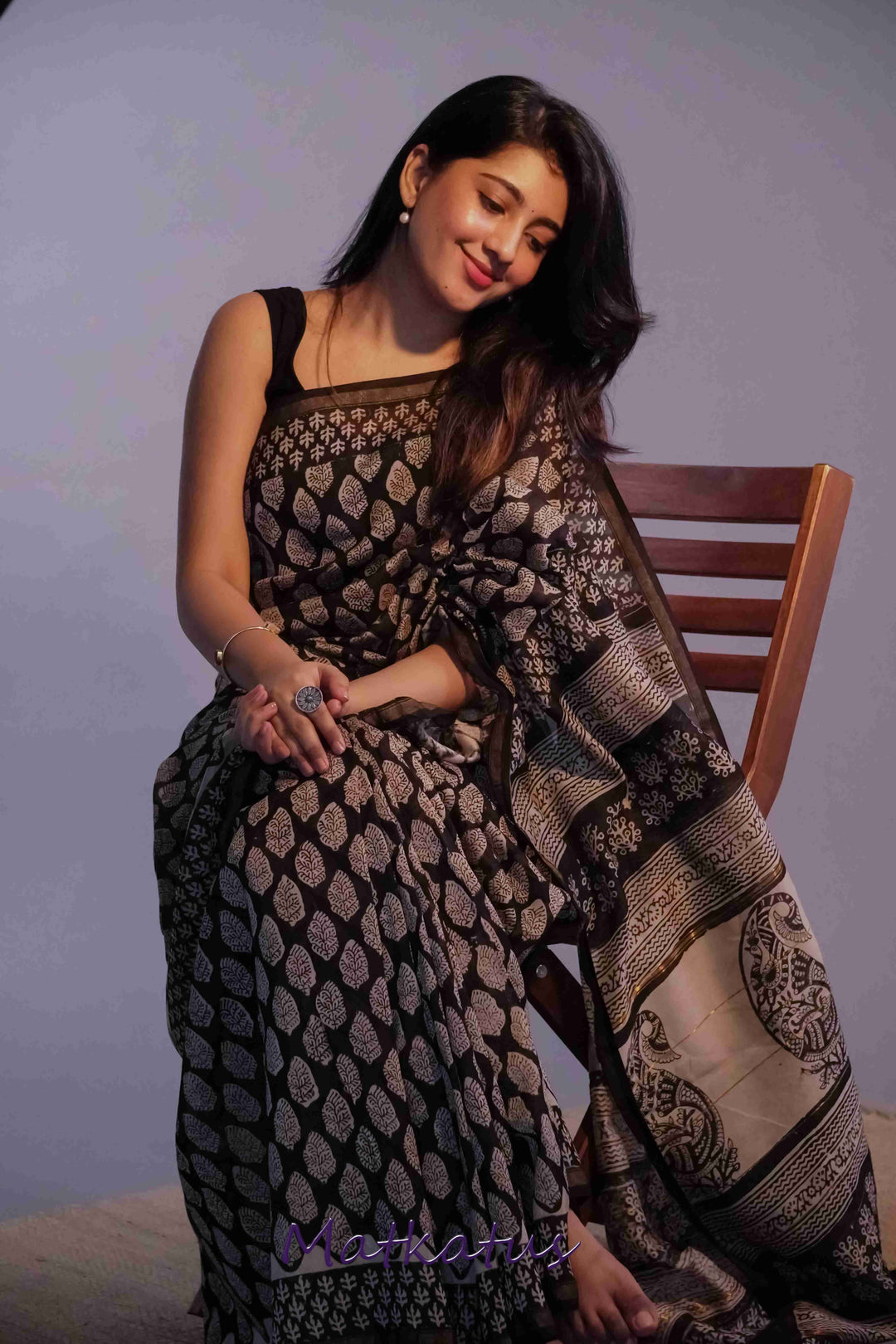 Chanderi Saree-Matkatus 