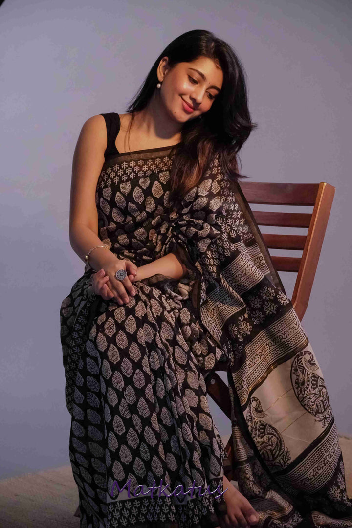 Chanderi Saree-Matkatus 