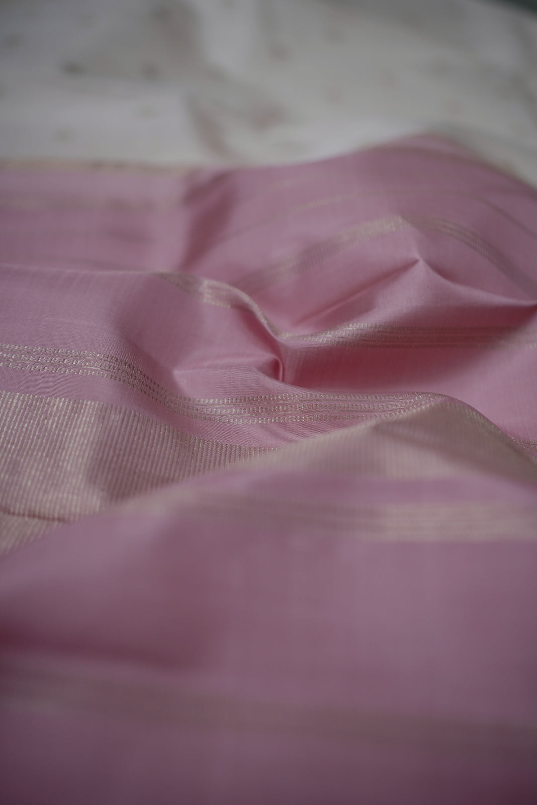 Cream with Tiny Buttas Kanchipuram Silk saree