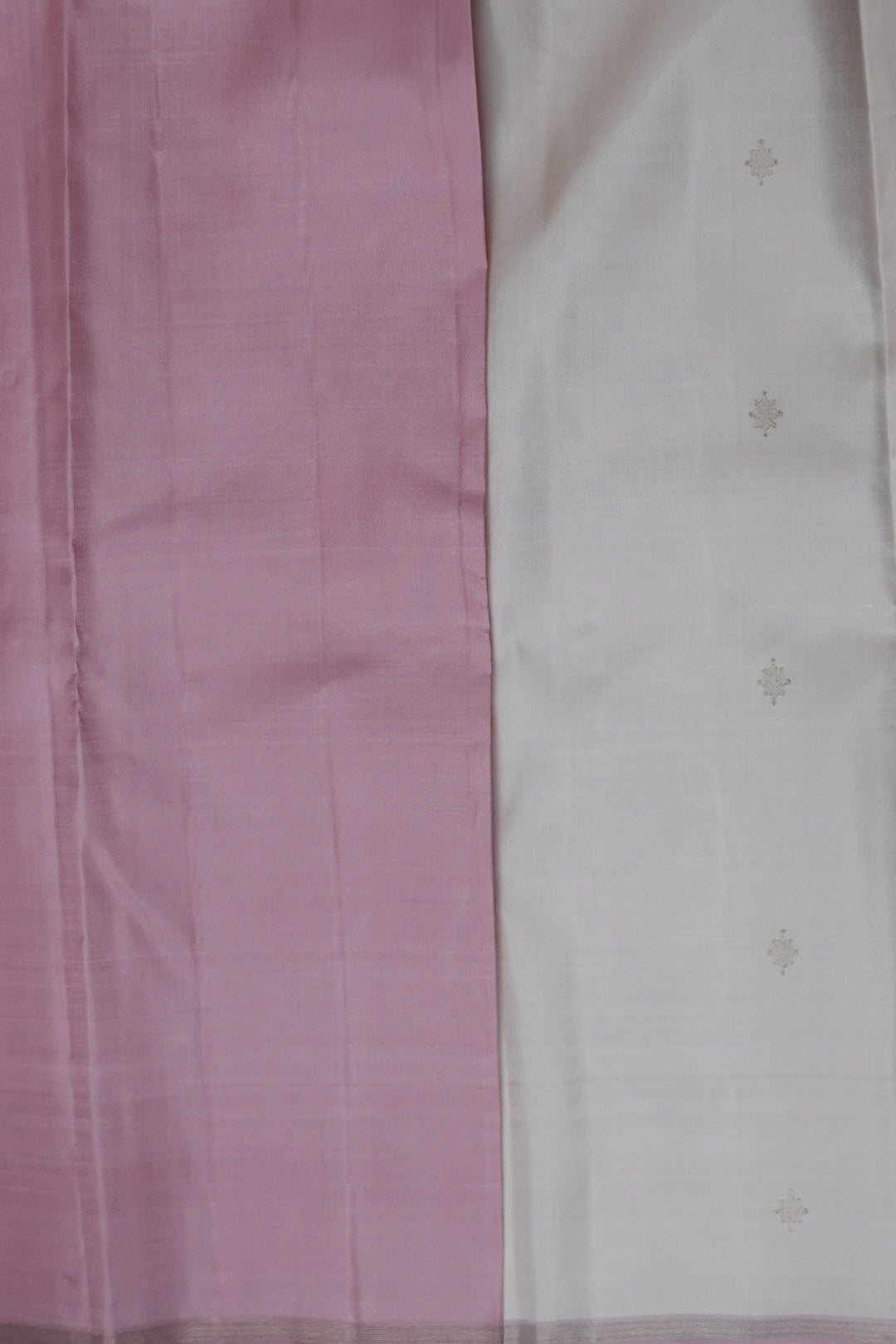 Cream with Tiny Buttas Kanchipuram Silk saree