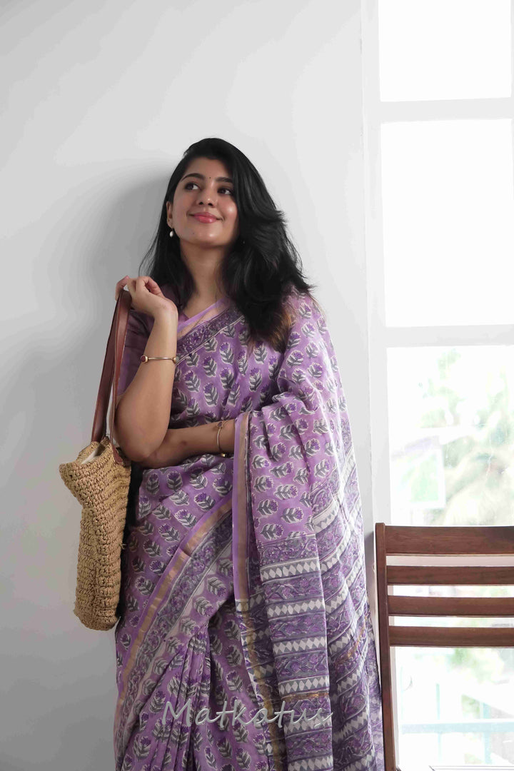 Chanderi Saree-Matkatus 