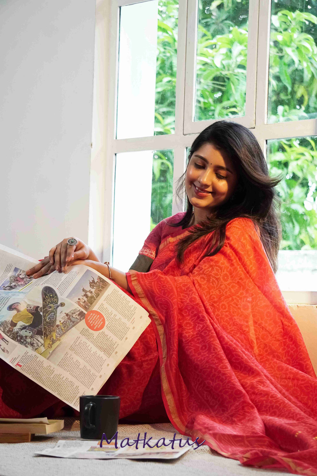Chanderi Saree-Matkatus 