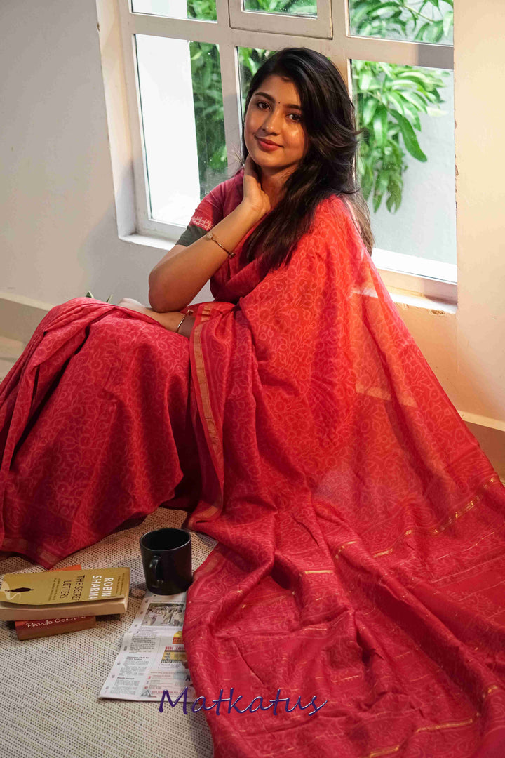 Silk Cotton Saree-Matkatus 