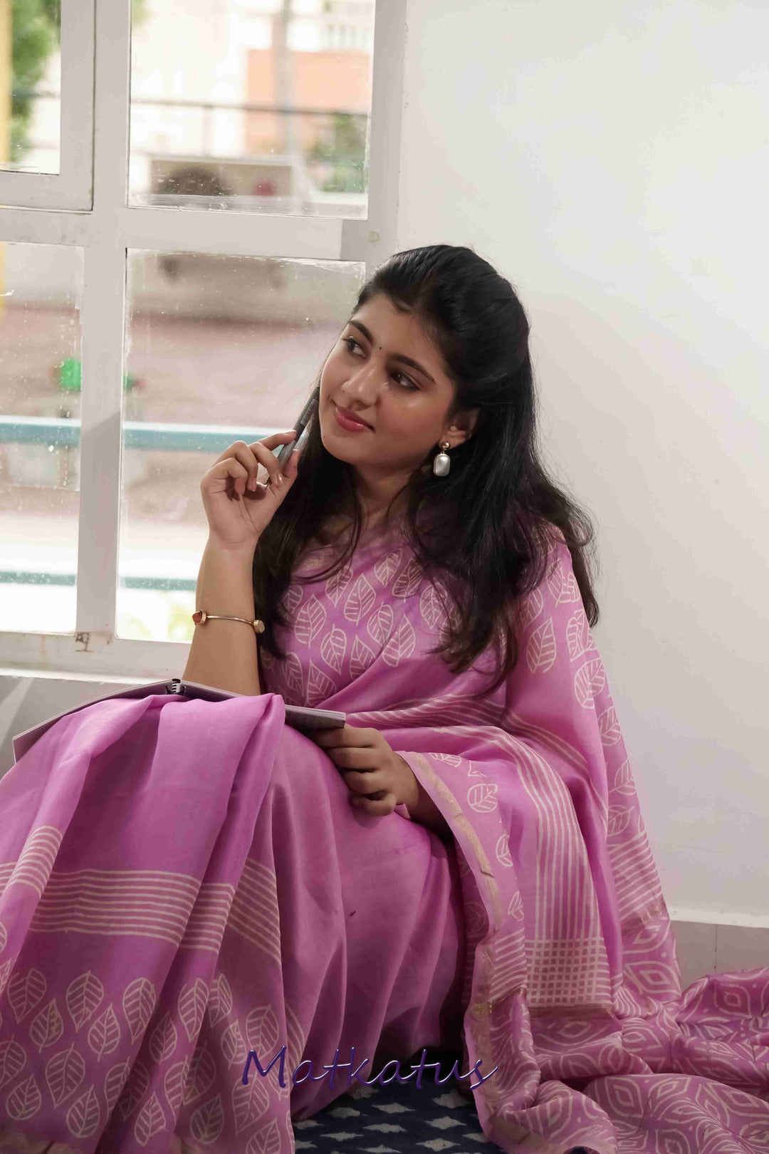 Chanderi Saree-Matkatus 