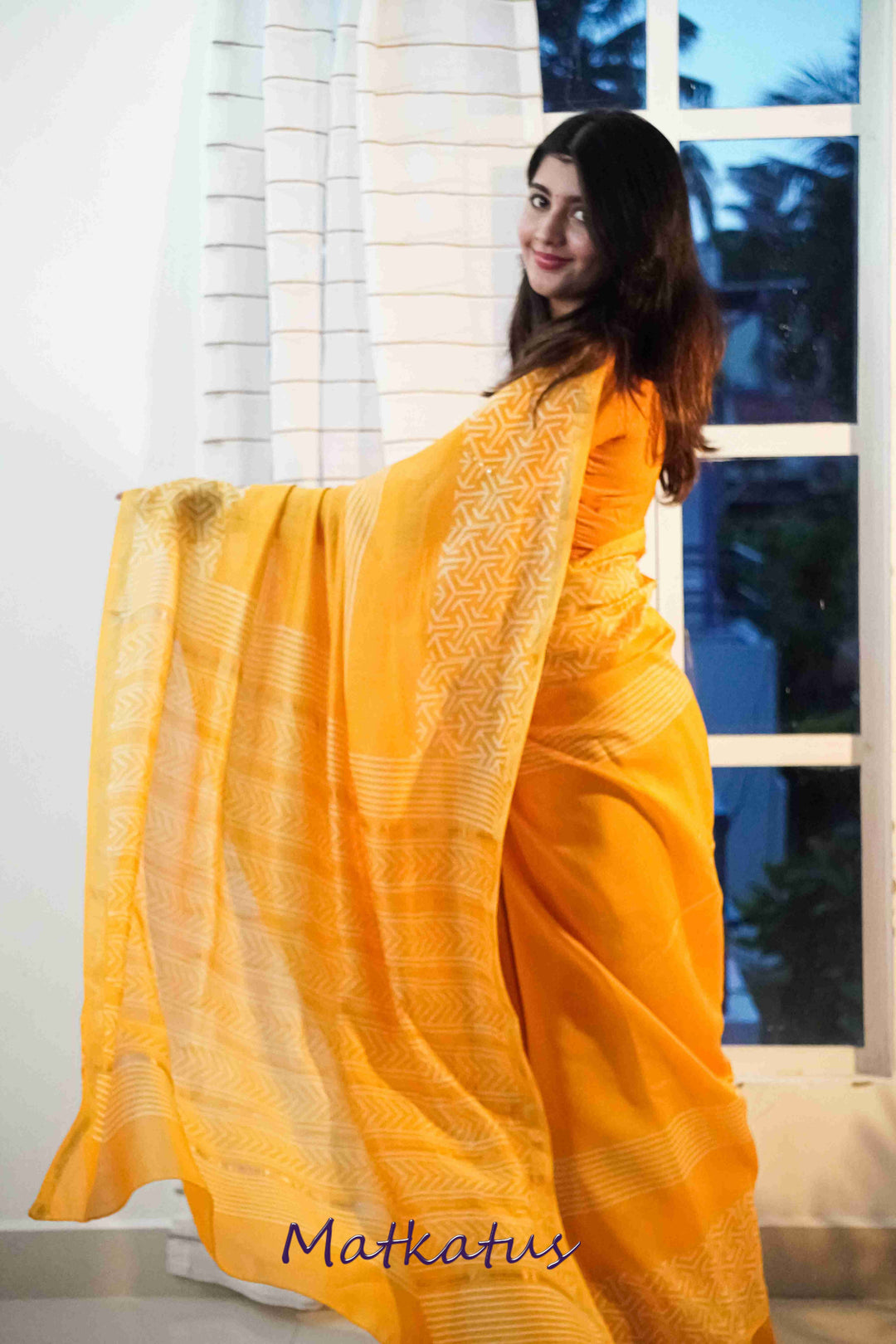 Chanderi Saree-Matkatus 