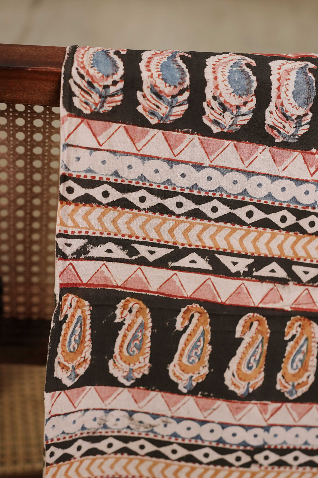 Multi-Color Printed kalamkari Cotton Fabric