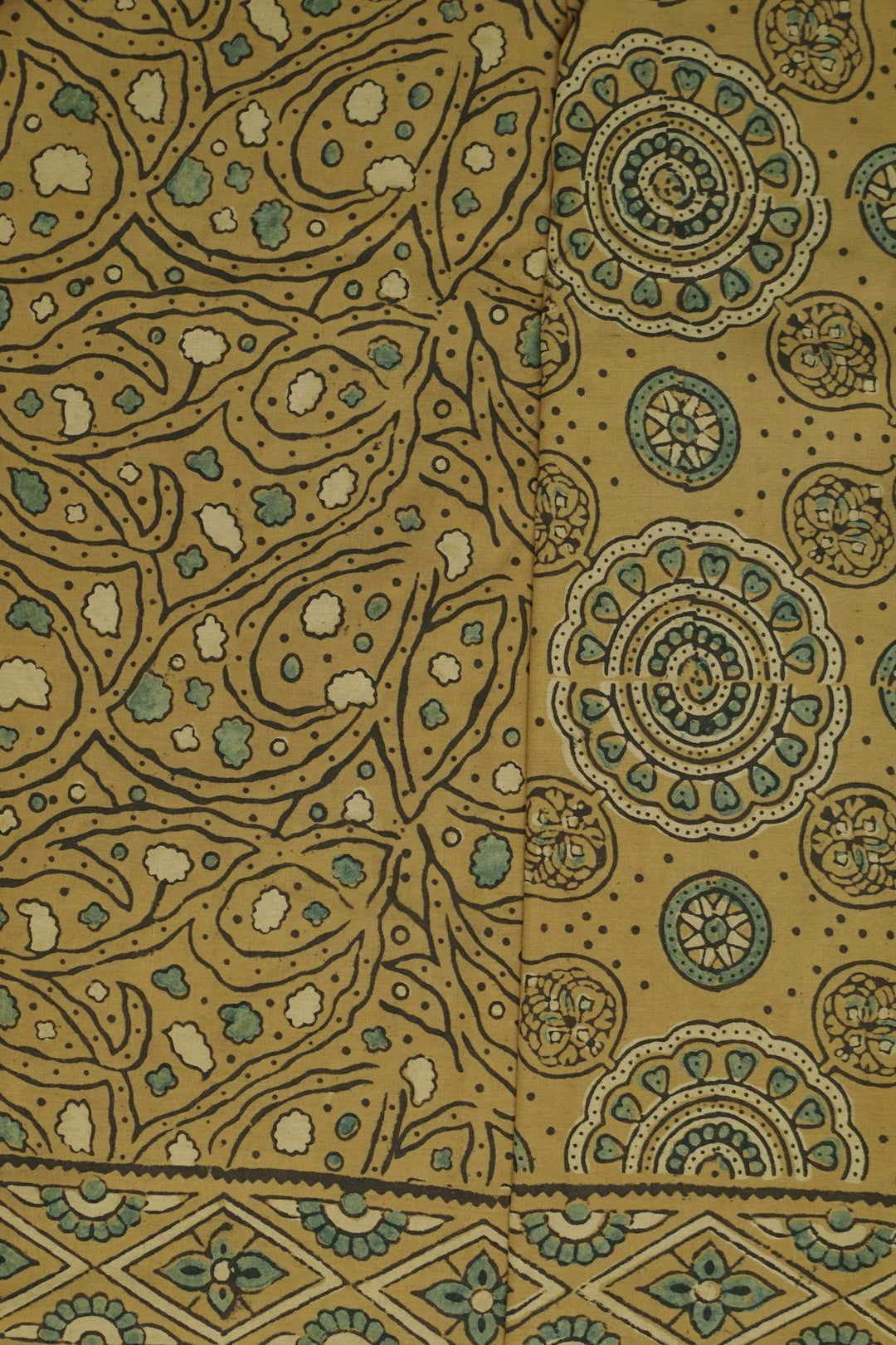Ajrak Print Sarees-Matkatus 