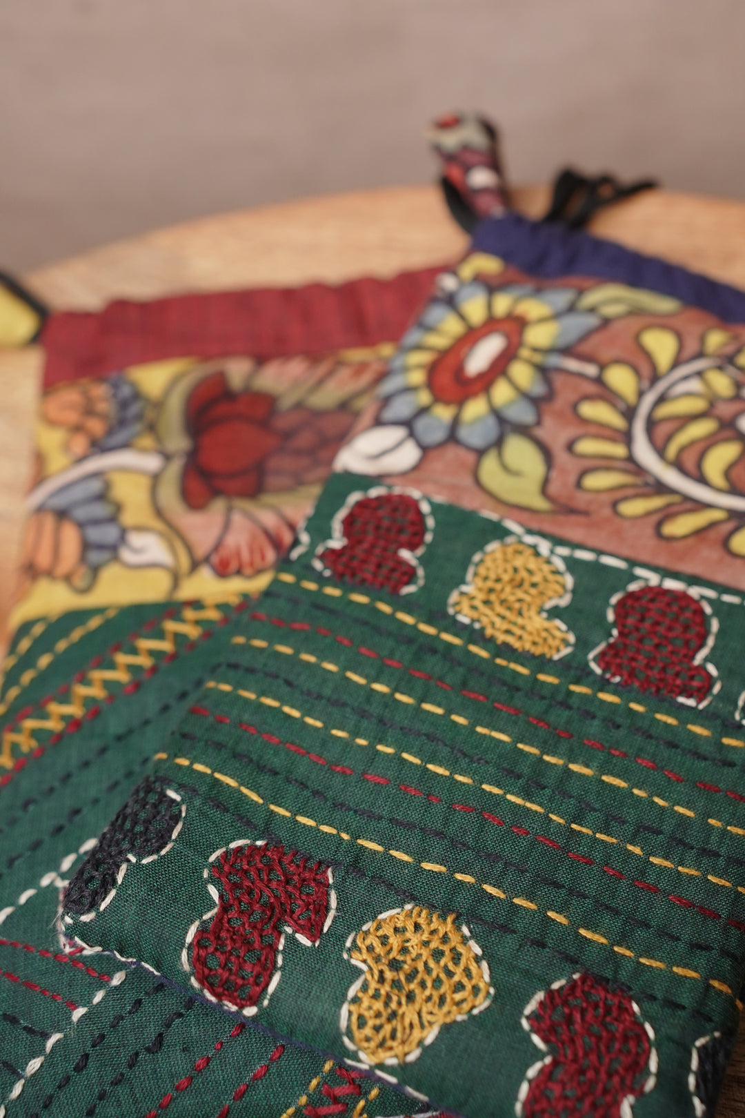 Painted Kalamkari Accessories - Matkatus 
