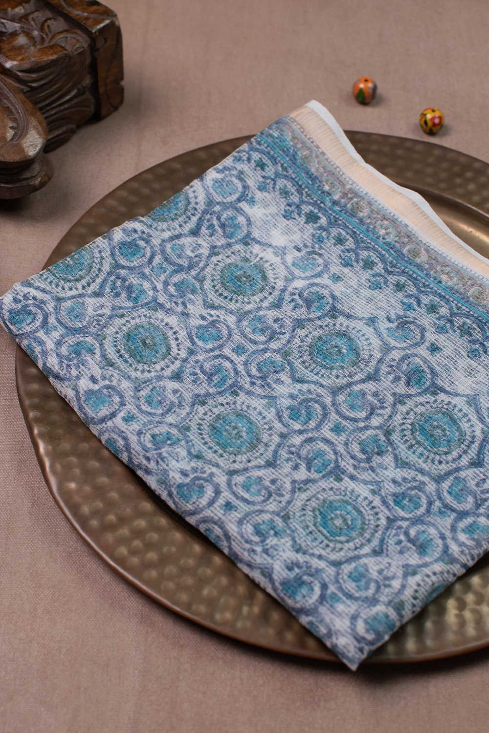 Block Printed Dupatta - Matkatus 