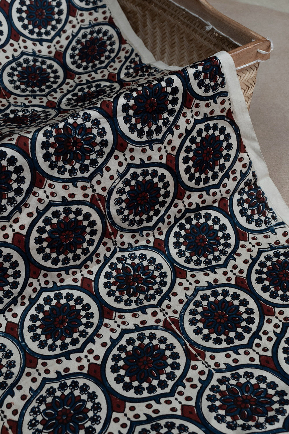 Ajrak Modal Silk fabrics - Matkatus