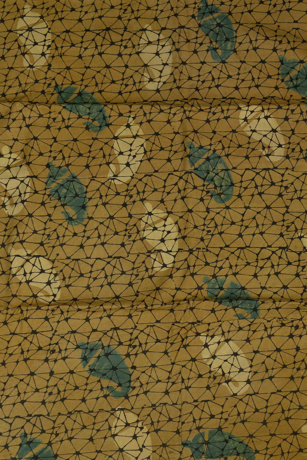 Paisley Patterned Ajrak Cotton Fabric - 1m