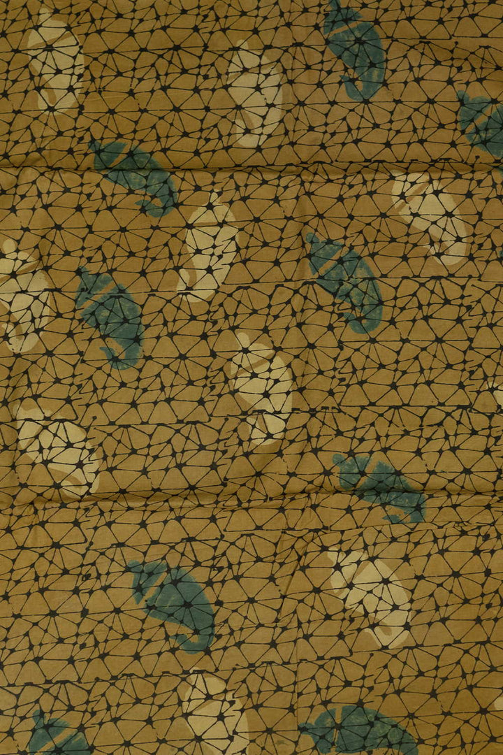Paisley Patterned Ajrak Cotton Fabric - 1m