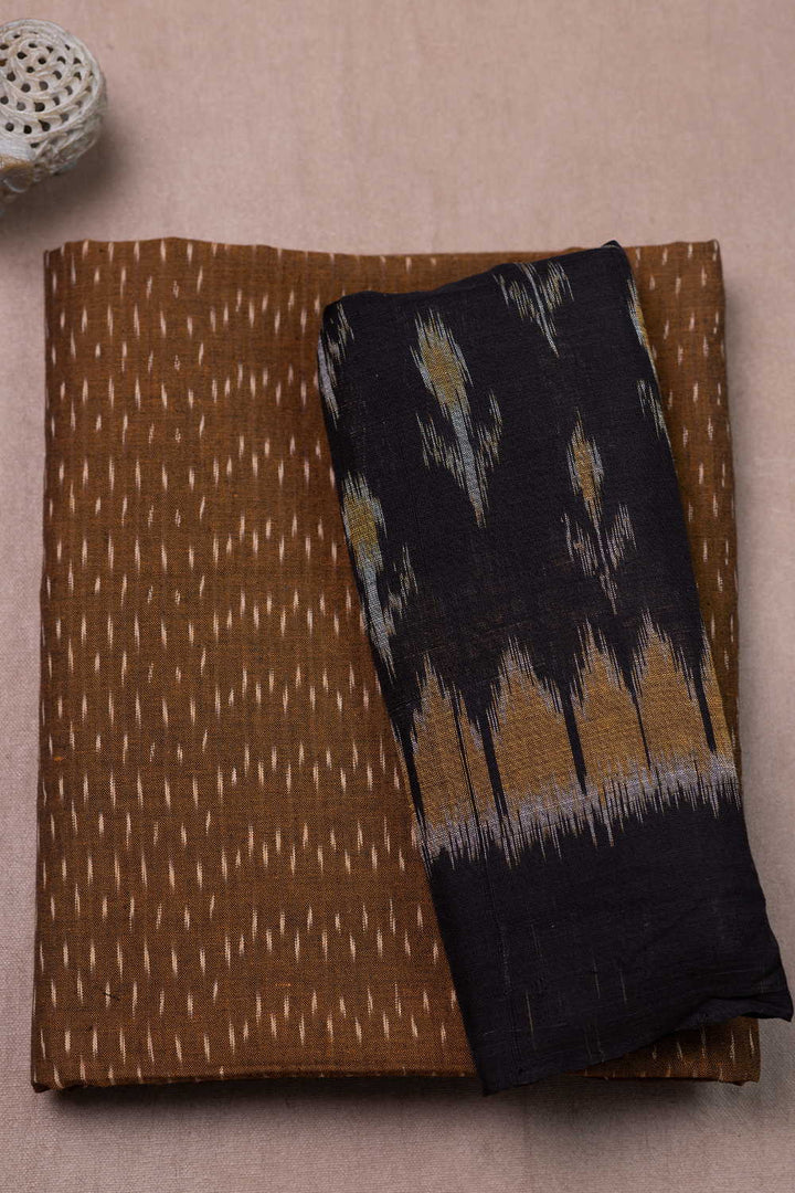 Fine Dash Ikat Cotton Top & Orissa Dupatta