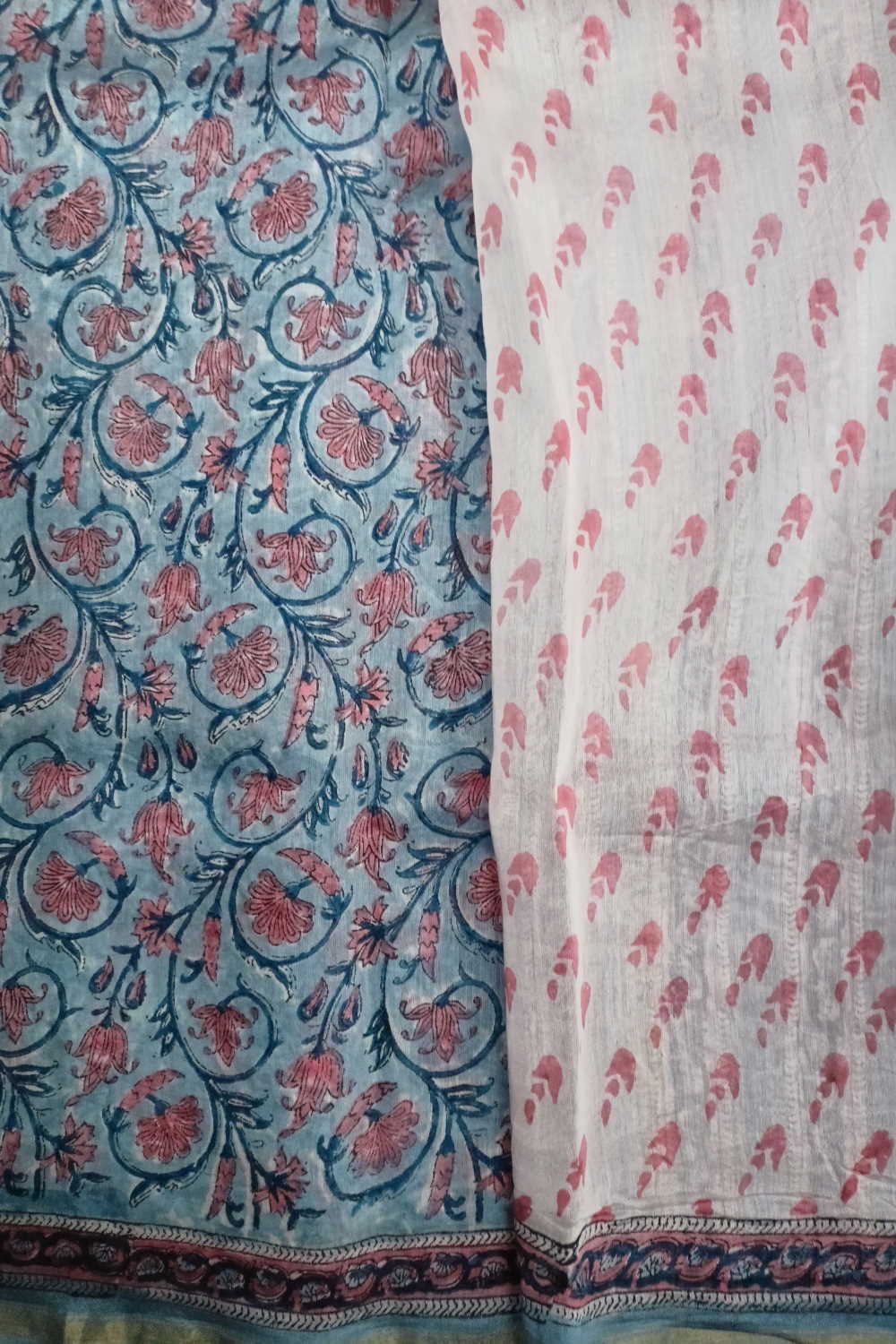 Block Printed Saree-Matkatus 