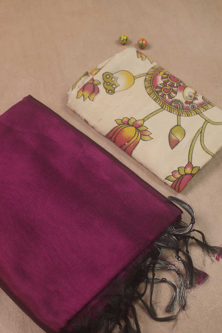Mangalagiri Silk Cotton Saree - Matkatus 