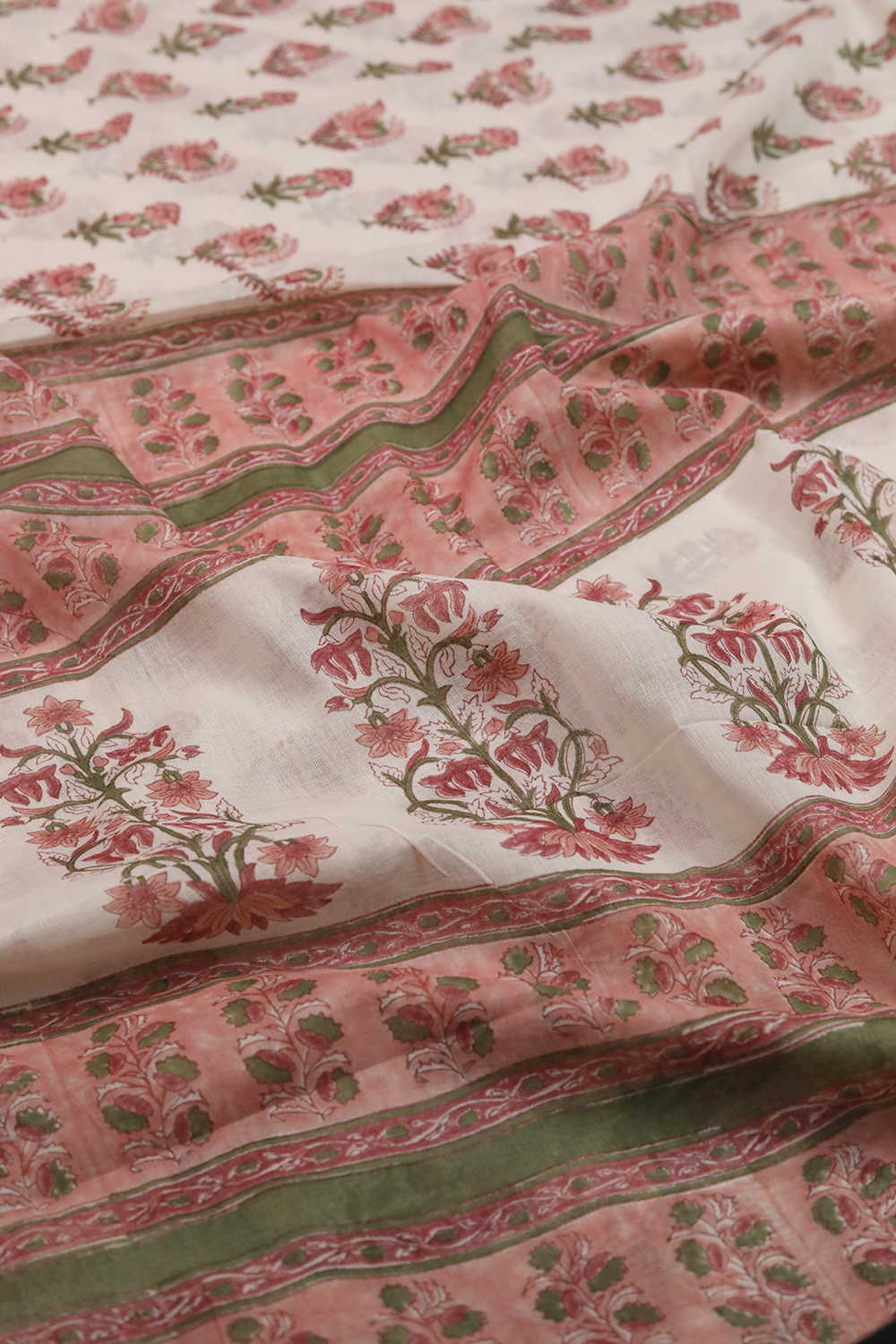 Petal Harmony Sanganeri Mul Cotton saree