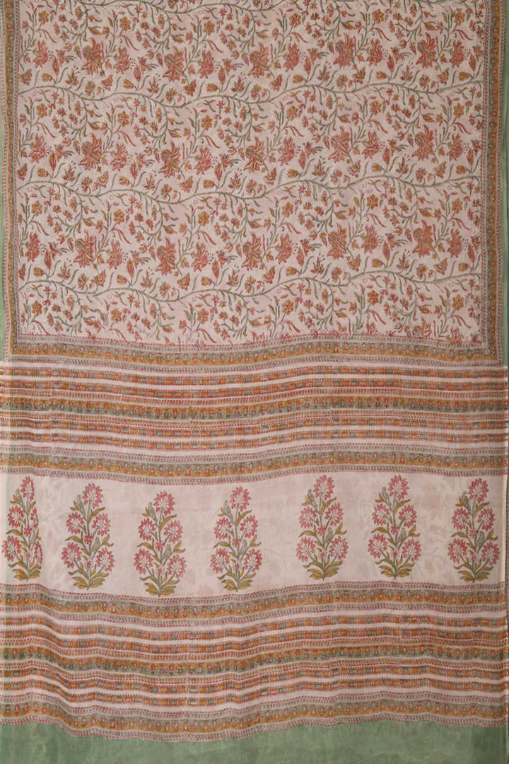 Secret Garden Sanganeri Mul Cotton saree