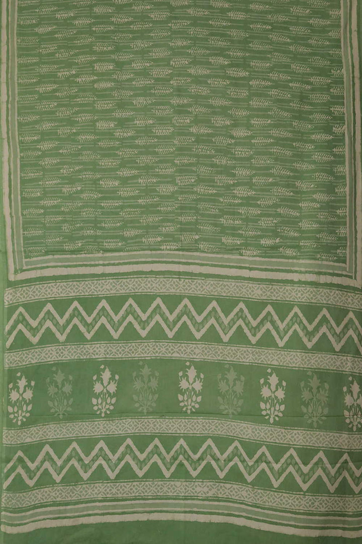 Block Printed Cotton Sarees - Matkatus 